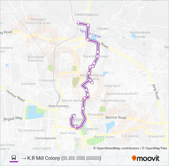 178KR Bus Line Map