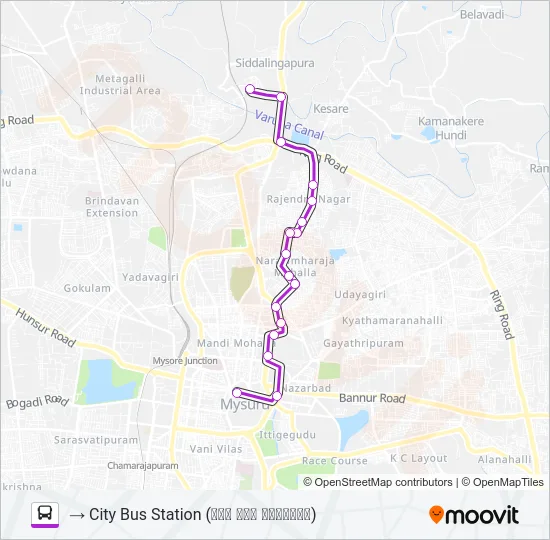 178KR Bus Line Map