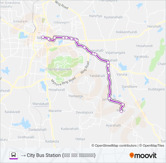 182KR Bus Line Map