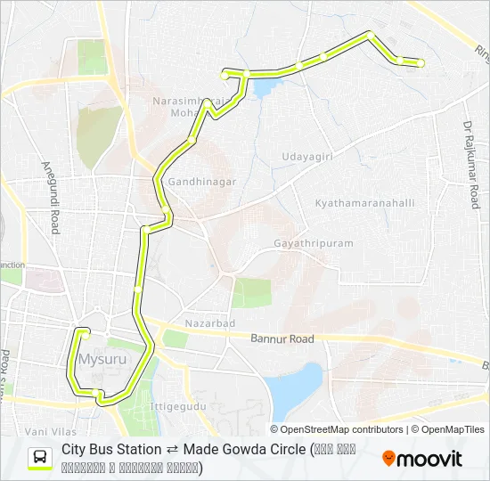 186MP Bus Line Map