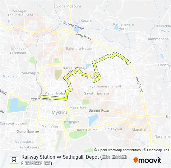 186RL Bus Line Map