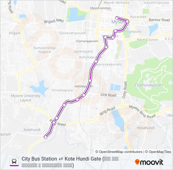 235KH Bus Line Map