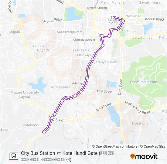 235KH Bus Line Map