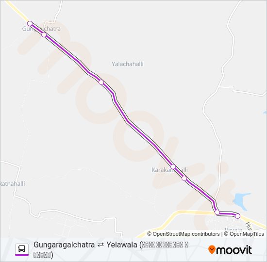 266GC Bus Line Map