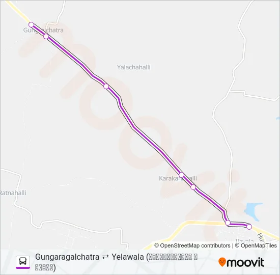 266GC Bus Line Map