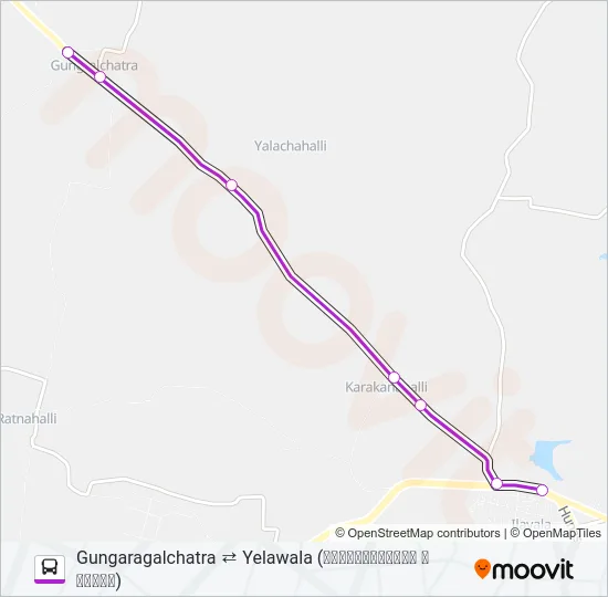 266GC Bus Line Map