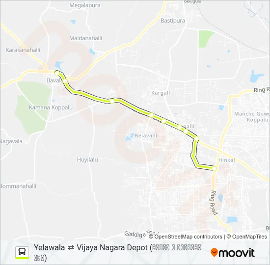 266HS Bus Line Map