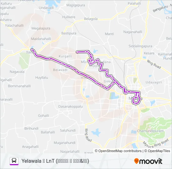 266YL Bus Line Map