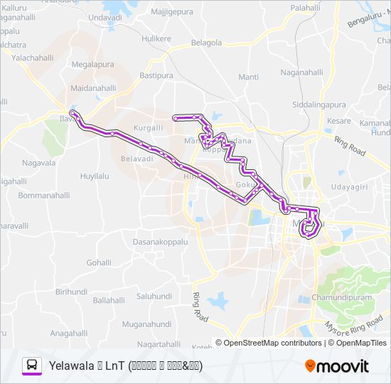 266YL bus Line Map