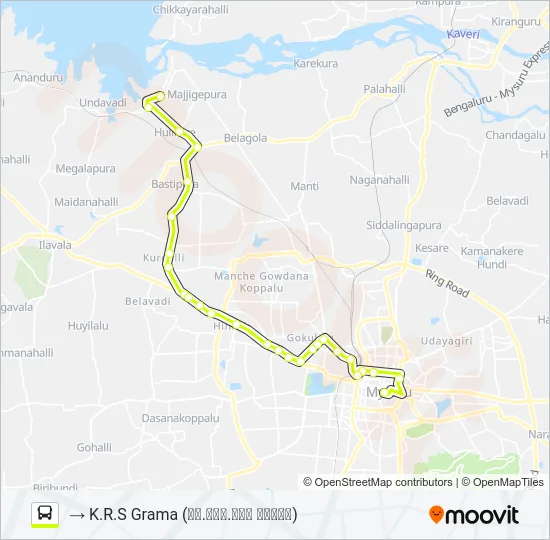 303AK Bus Line Map