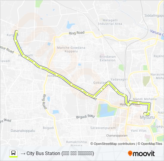 303BK bus Line Map