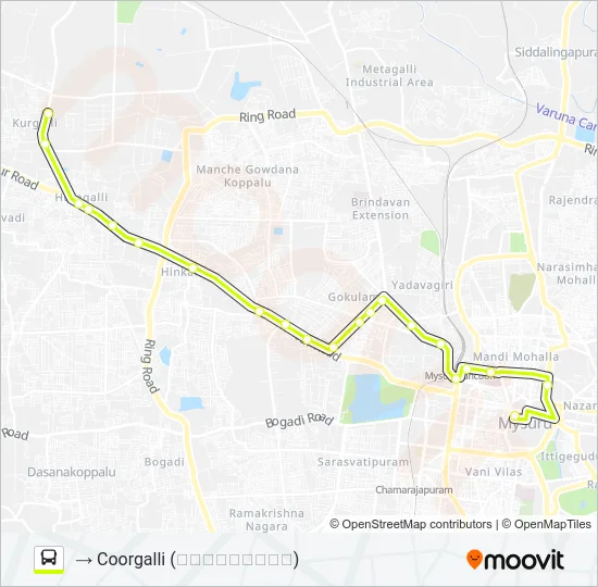 303BK Bus Line Map