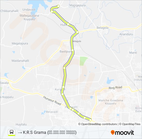 303HK bus Line Map