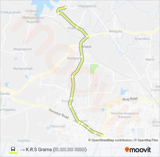 303HK Bus Line Map
