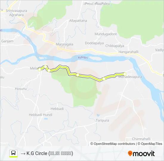 315MD Bus Line Map