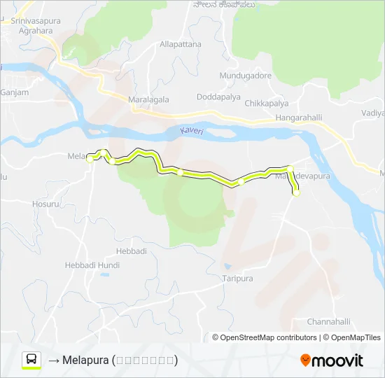 315MD Bus Line Map