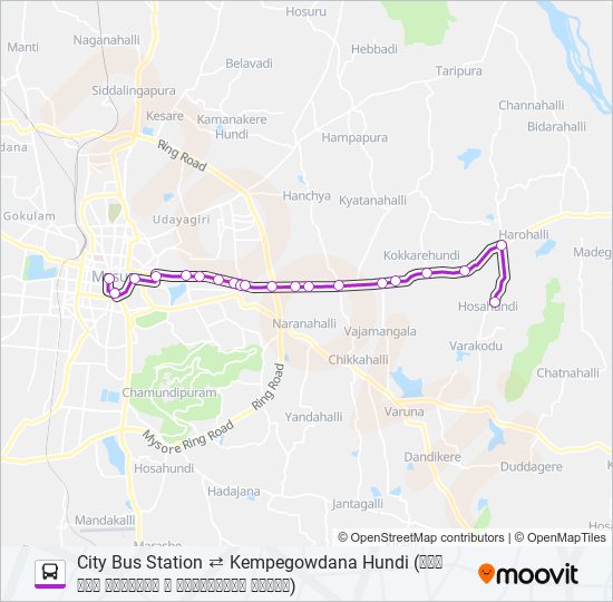 336AM bus Line Map