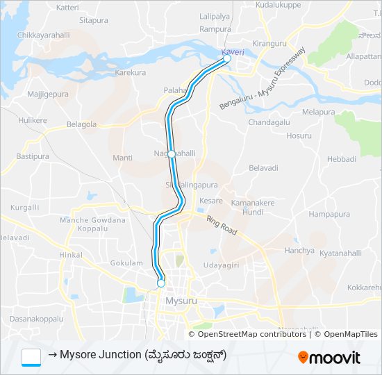 MYS - S train Line Map