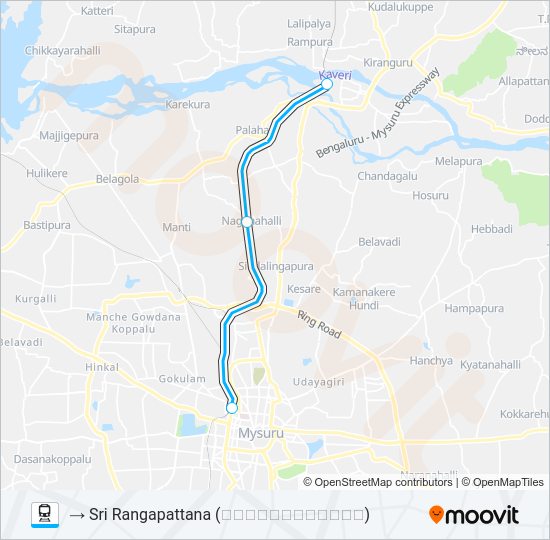 MYS - S Train Line Map