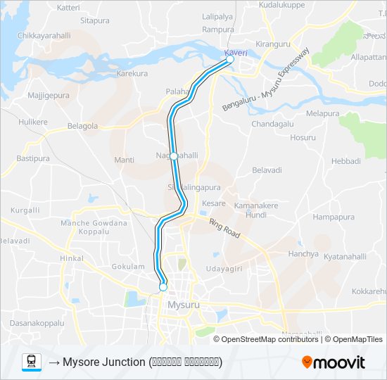 MYS - S Train Line Map