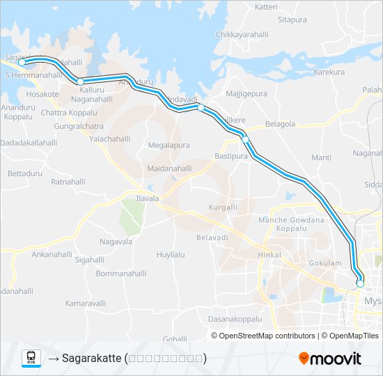 MYS - STE Train Line Map