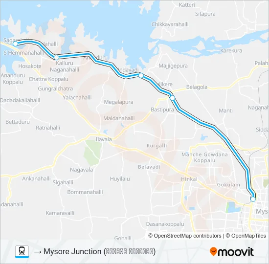 MYS - STE Train Line Map
