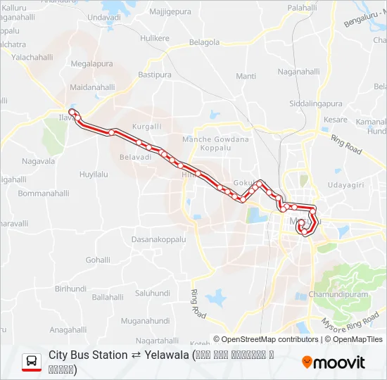 V-266 AIRCON Bus Line Map