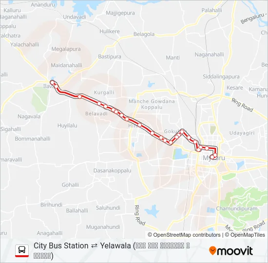 V-266 AIRCON Bus Line Map