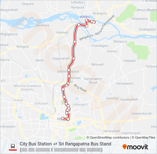 V-313 AIRCON Bus Line Map