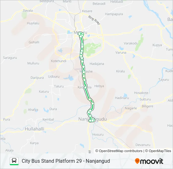 401A Bus Line Map