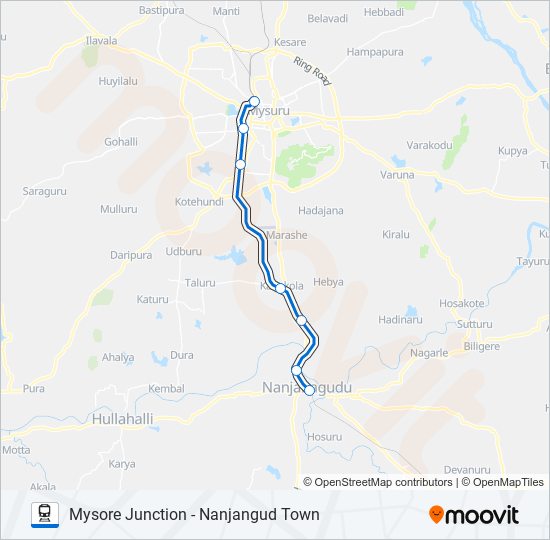 SWR train Line Map