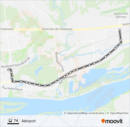 Boise Greenbelt Map Pdf 74 Route: Schedules, Stops & Maps - Aéroport (Updated)