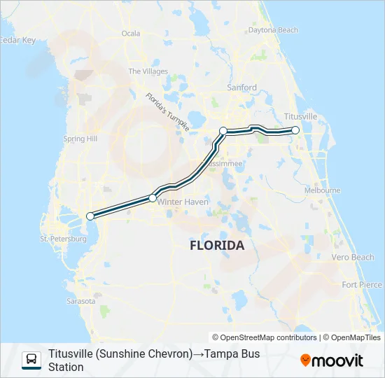 GREYHOUND US0770 Bus Line Map