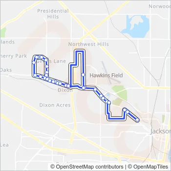 2 Bus Line Map