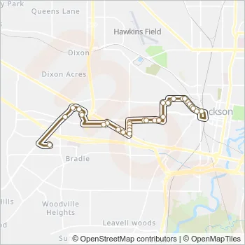 9 Bus Line Map