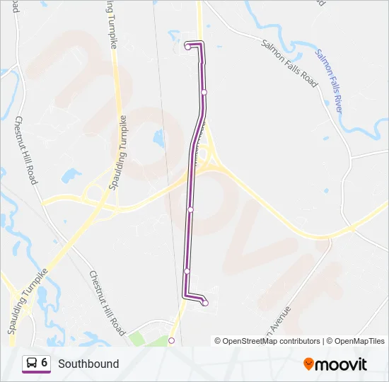 6 Bus Line Map