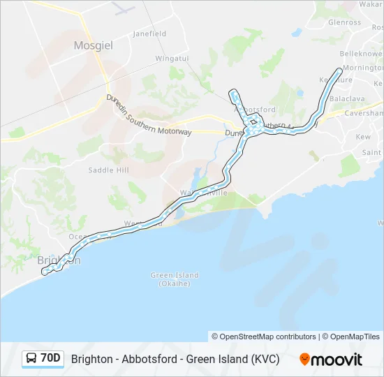 70D Bus Line Map