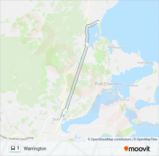 1 Bus Line Map