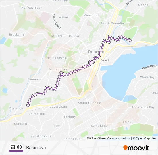 63 Route: Schedules, Stops & Maps - Balaclava (Updated)