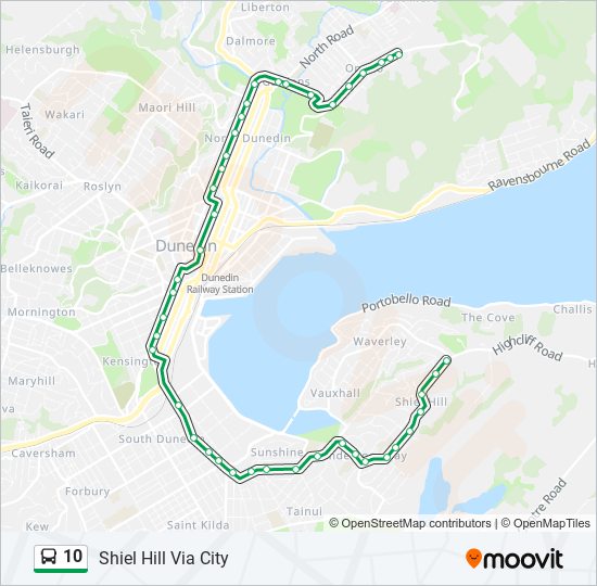 10 bus Line Map