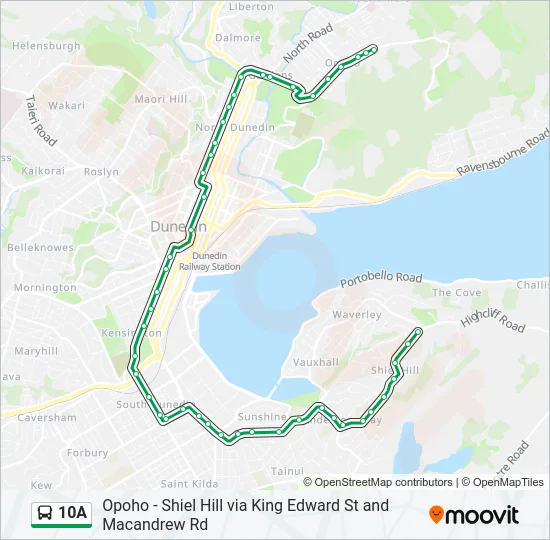 10A Bus Line Map