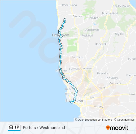 1P bus Line Map