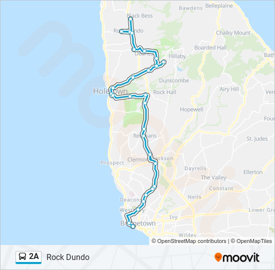 2A bus Line Map