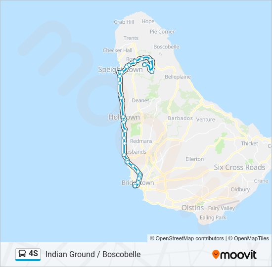 4S Bus Line Map