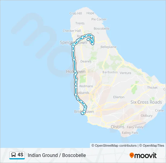 4S Bus Line Map