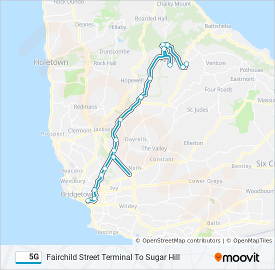 5G bus Line Map