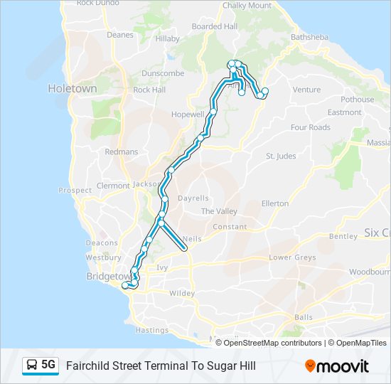 5G bus Line Map