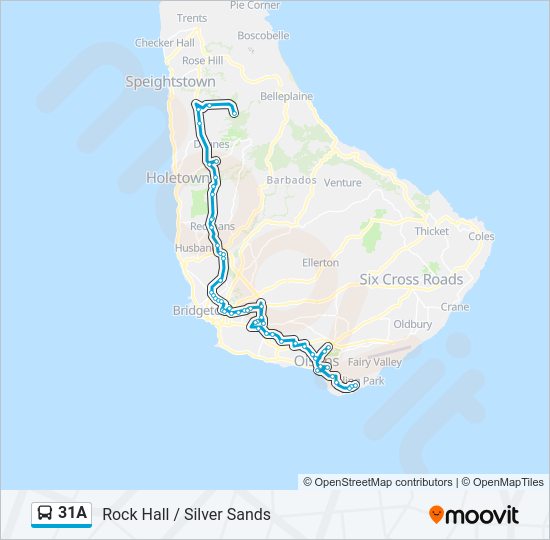 31A bus Line Map