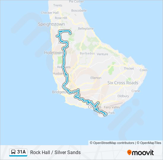 31A bus Line Map