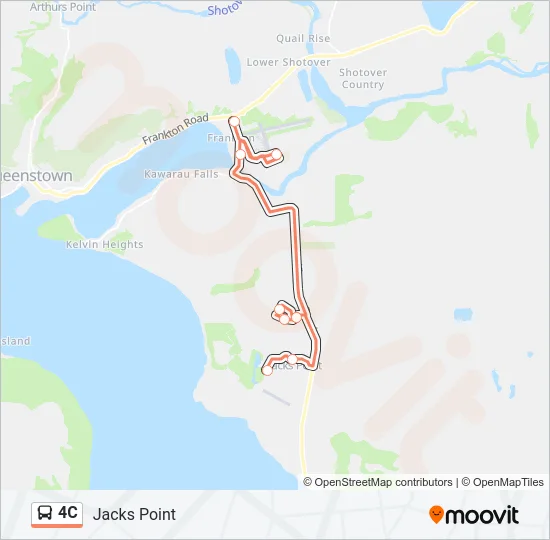 4C Bus Line Map